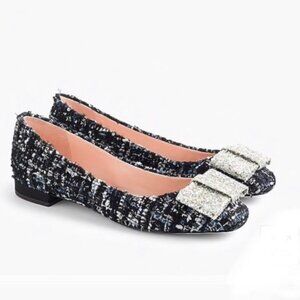 J Crew "Sally" Tweed Ballet flats